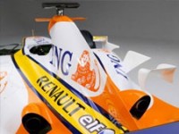 ING was twee jaar hoofdsponsor van het Renault Formule 1 team